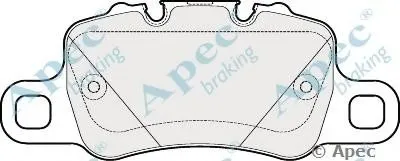 Комплект тормозных колодок, дисковый тормоз APEC braking купить