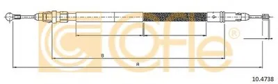 Трос, стояночная тормозная система COFLE купить