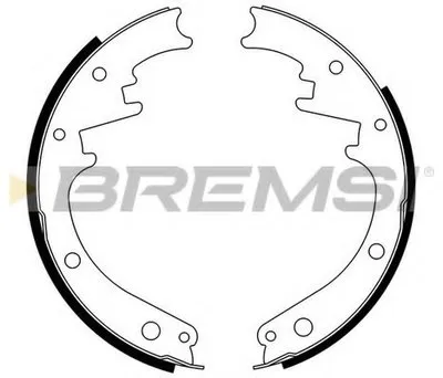 Комплект тормозных колодок BREMSI купить