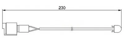 Сигнализатор, износ тормозных колодок BREMSI купить