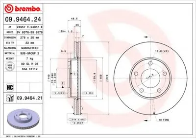 Тормозной диск COATED DISC LINE BREMBO купить