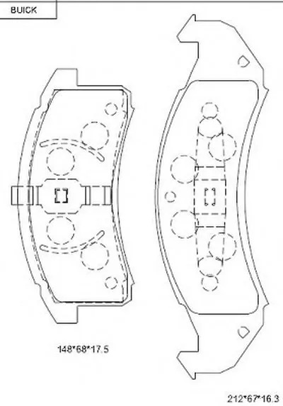 Комплект тормозных колодок, дисковый тормоз ASIMCO купить