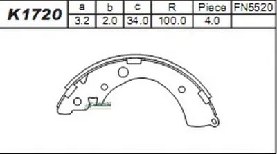 Комплект тормозных колодок ASIMCO купить