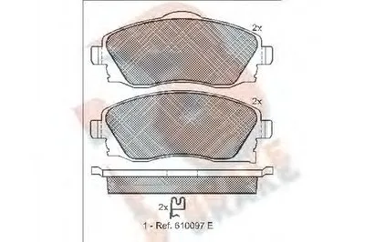 Комплект тормозных колодок, дисковый тормоз R BRAKE купить