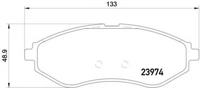 Комплект тормозных колодок, дисковый тормоз HELLA купить