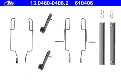 Комплектующие, колодки дискового тормоза ATE купить