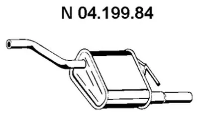 Глушитель выхлопных газов конечный EBERSPÄCHER купить