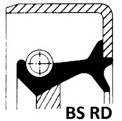 Уплотняющее кольцо, коленчатый вал; Уплотнительное кольцо ELRING купить