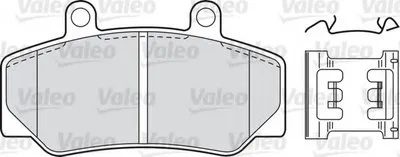 Комплект тормозных колодок, дисковый тормоз VALEO купить