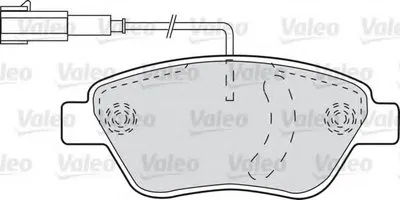 Комплект тормозных колодок, дисковый тормоз VALEO купить