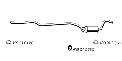 Предглушитель выхлопных газов ERNST купить