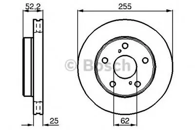 Тормозной диск BOSCH купить