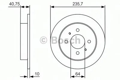 Тормозной диск BOSCH купить