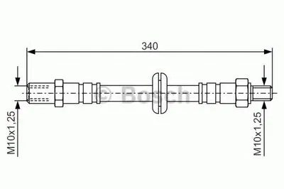 Тормозной шланг BOSCH купить