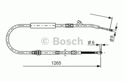 Трос, стояночная тормозная система BOSCH купить