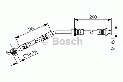 Тормозной шланг BOSCH купить