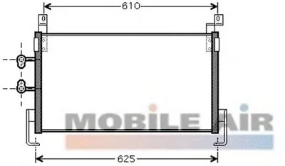 Конденсатор, кондиционер VAN WEZEL купить