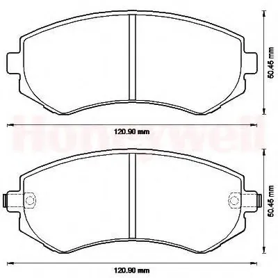 Комплект тормозных колодок, дисковый тормоз JURID купить