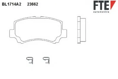Комплект тормозных колодок, дисковый тормоз FTE купить