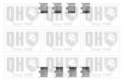 Комплектующие, колодки дискового тормоза QUINTON HAZELL купить