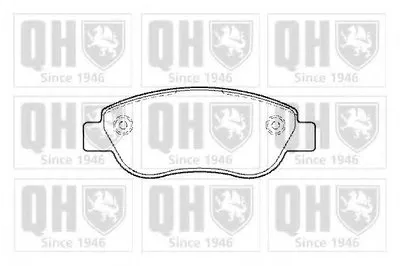 Комплект тормозных колодок, дисковый тормоз QUINTON HAZELL купить
