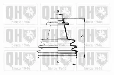 Комплект пылника, приводной вал QUINTON HAZELL купить