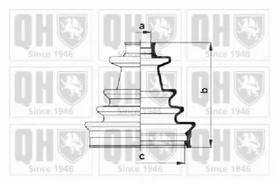 Комплект пылника, приводной вал QUINTON HAZELL купить