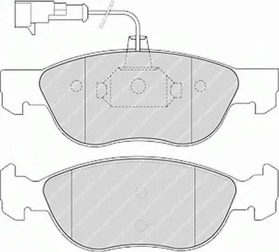 Комплект тормозных колодок, дисковый тормоз PREMIER FERODO купить