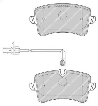 Комплект тормозных колодок, дисковый тормоз PREMIER FERODO купить