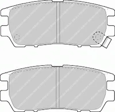 Комплект тормозных колодок, дисковый тормоз PREMIER FERODO купить