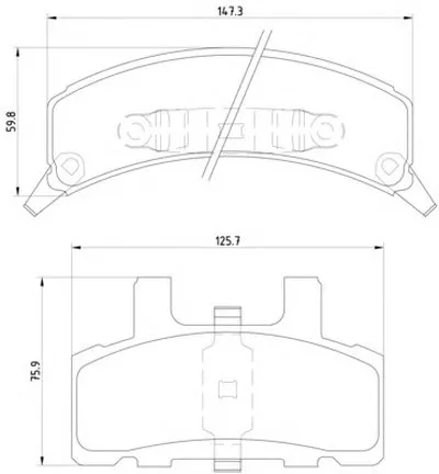 Комплект тормозных колодок, дисковый тормоз MINTEX купить