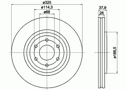 Тормозной диск MINTEX купить