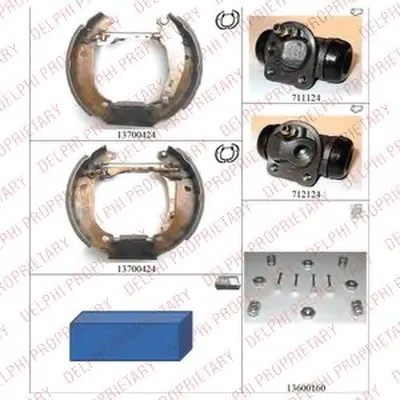 Комплект тормозных колодок DELPHI купить