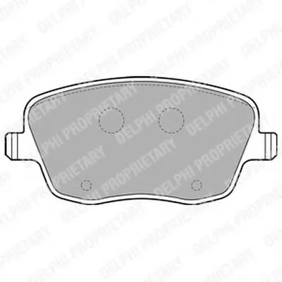 Комплект тормозных колодок, дисковый тормоз DELPHI купить