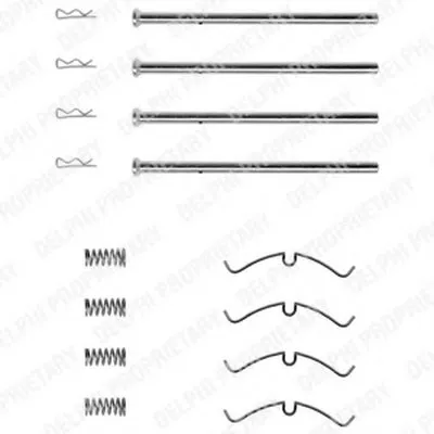 Комплектующие, колодки дискового тормоза DELPHI купить