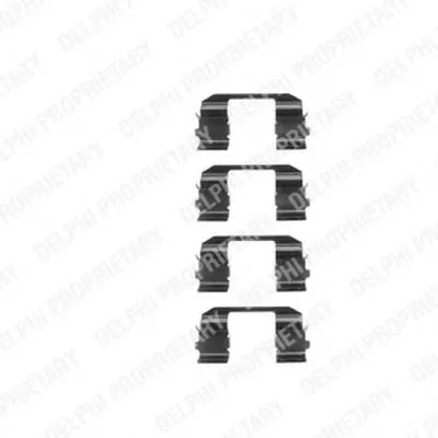 Комплектующие, колодки дискового тормоза DELPHI купить