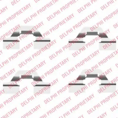 Комплектующие, колодки дискового тормоза DELPHI купить