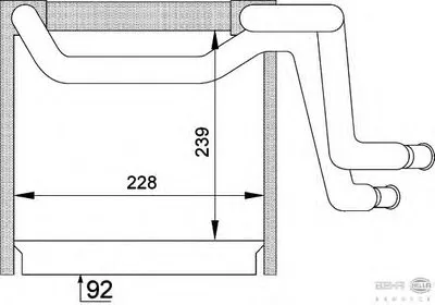 Испаритель, кондиционер BEHR HELLA SERVICE купить