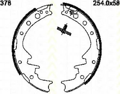 Комплект тормозных колодок TRISCAN купить