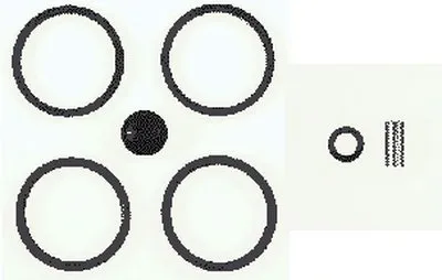 Ремкомплект, тормозной суппорт BUDWEG CALIPER купить