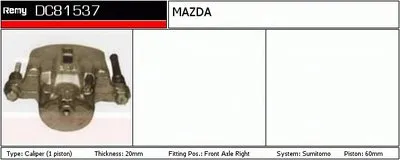 Тормозной суппорт Remanufactured REMY (Multiline) DELCO REMY купить