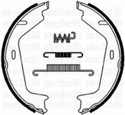Комплект тормозных колодок, стояночная тормозная система METELLI купить