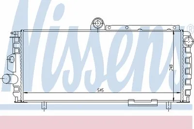 Радиатор, охлаждение двигателя NISSENS купить