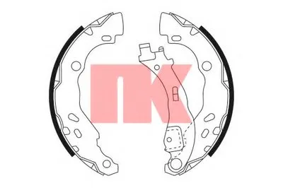 Комплект тормозных колодок NK купить