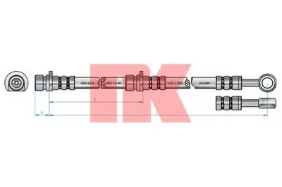 Тормозной шланг NK купить