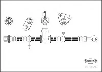 Тормозной шланг CORTECO купить