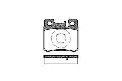 Комплект тормозных колодок, дисковый тормоз REMSA купить
