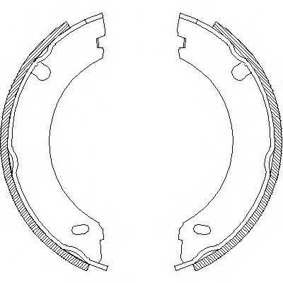 Комплект тормозных колодок, стояночная тормозная система REMSA купить