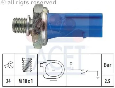 Выключатель с гидропроводом FACET купить