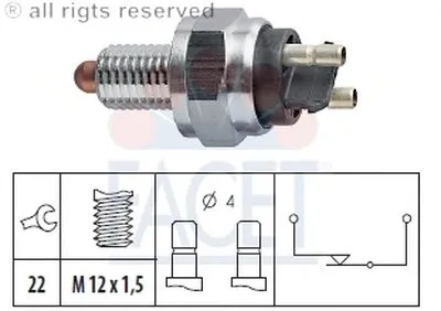 Выключатель, фара заднего хода FACET купить
